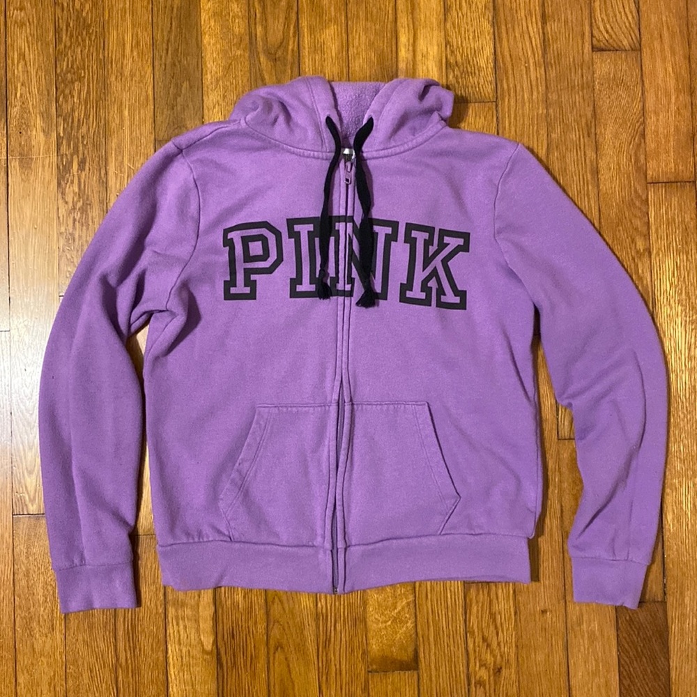 PINK Full-Zip Hoodie Size Small